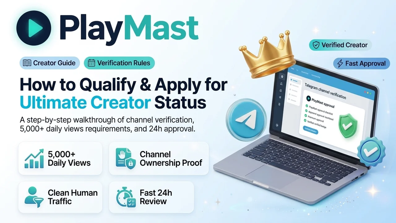 How to Qualify & Apply for PlayMast Ultimate Creator Status: Complete Step-by-Step Guide