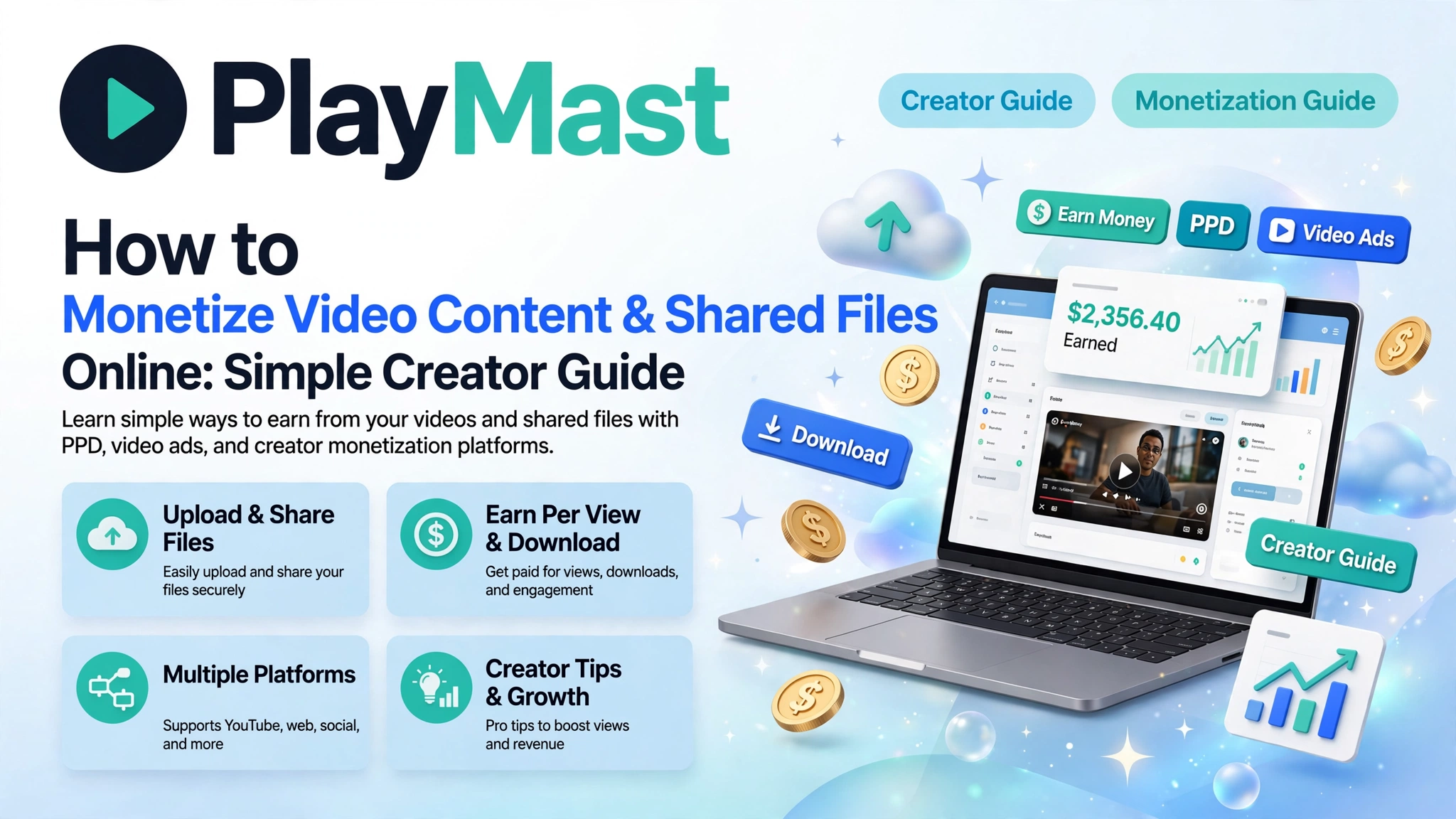 How to Monetize Video Content & Shared Files Online: Simple Creator Guide