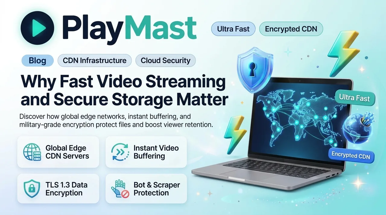 Why Fast Video Streaming and Secure Storage Matter for Creators