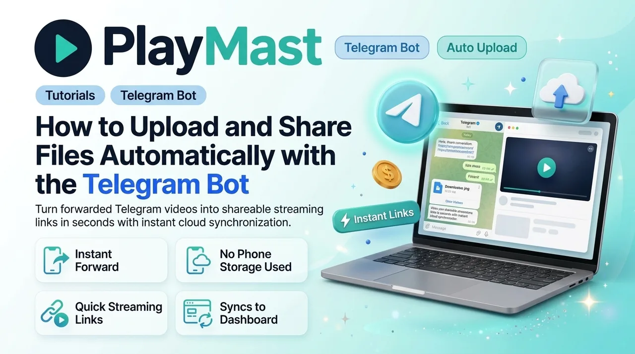 How to Upload and Share Files Automatically with the Telegram Bot